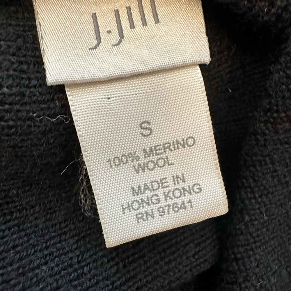 J. Jill Turtleneck Poncho Button Turtleneck Size … - image 3